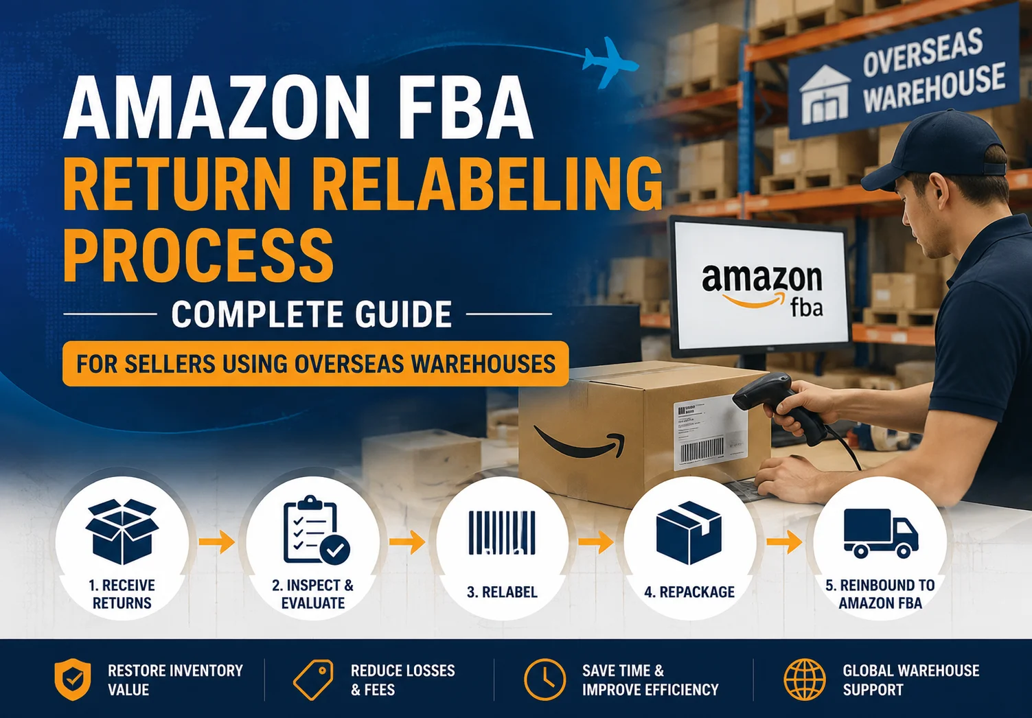 Amazon FBA Return & Relabeling Process: Complete Guide for Sellers Using Overseas Warehouses