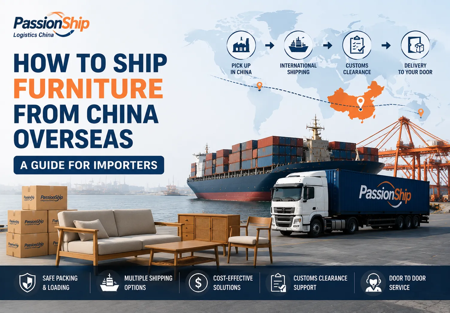 How to Ship Furniture from China Overseas: A Guide for Importers